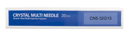 Crystal Multi Needle 5 PIN CN 32G12 (1.2 mm needle length) 20 pcs.(Expiry Date Sep 15 2024)