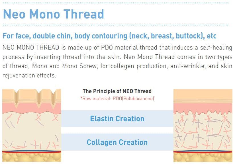 PCL Neo Mono Thread Lifting - Mono PCL 26G~29G - SL Medical