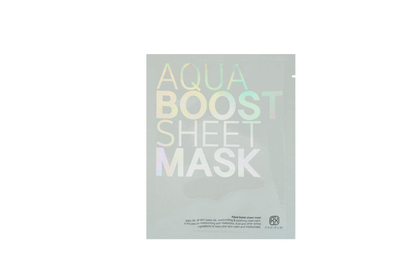 Radieux Aqua Boost Mask Sheet (Post Treatment Mask) - SL Medi Beauty